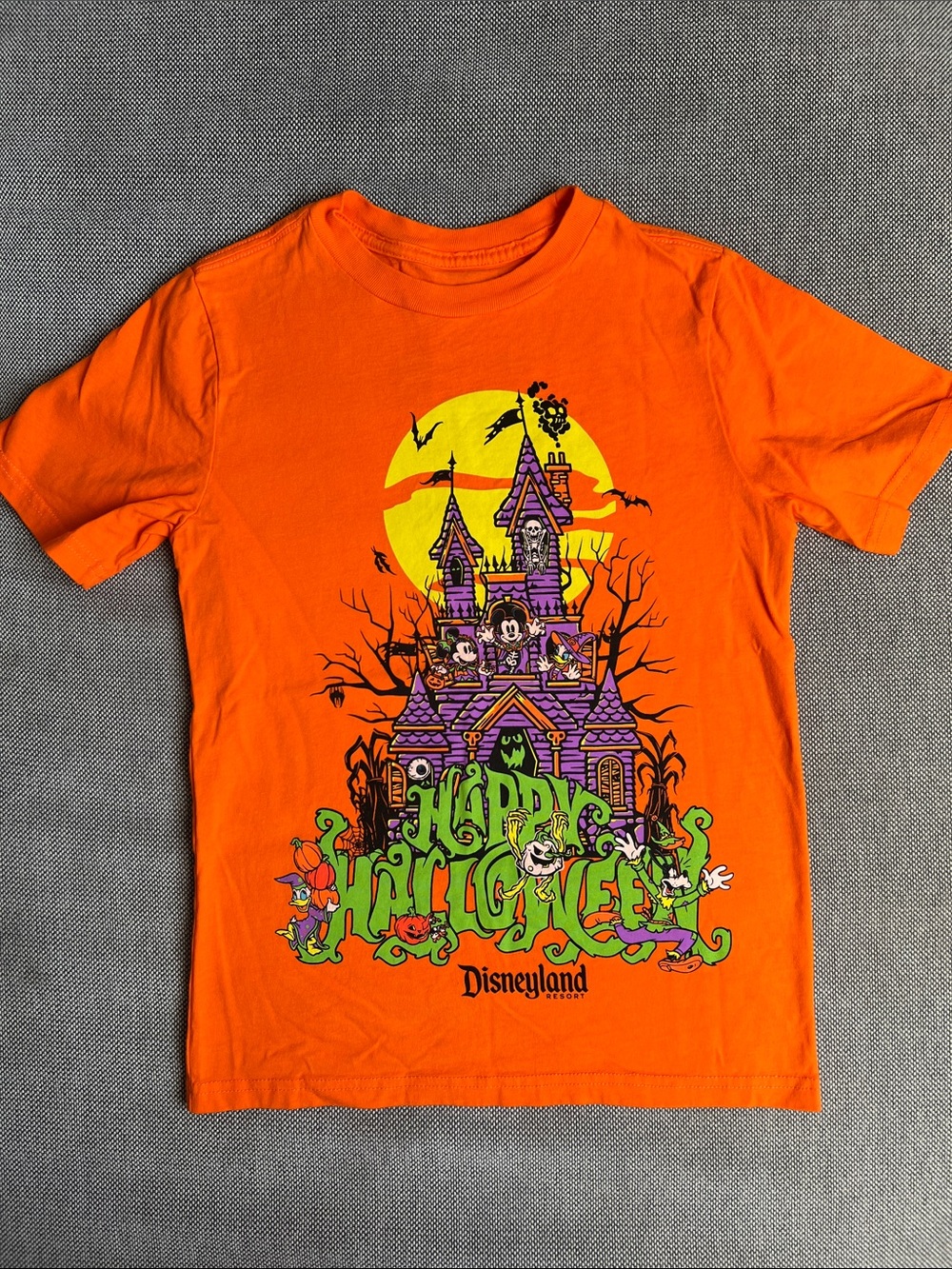 Disney Halloween Haunted House Graphic Tee- Kids - Size L (10/12)